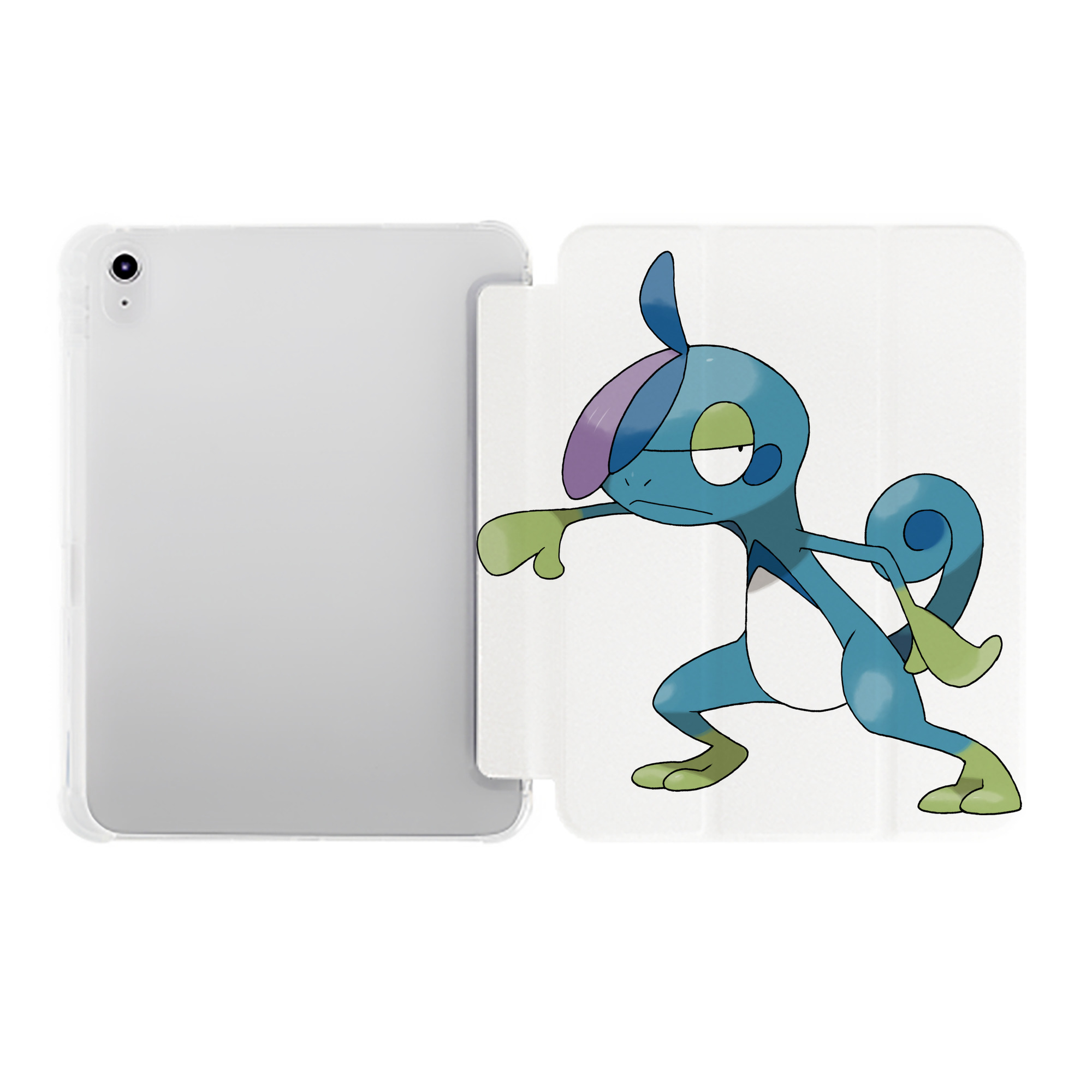 （画像用） ポケットモンスター Pokémon IPad ケース ペン収納付き 三つ折りスタンド PUレザー×シリコン 対応機種9.5/10.5/10.9インチ